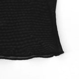 KYLETHOMASW  -  Summer Sexy Tank Women New Fashion Ribbons Sexy Mesh Lace Partywear Black Tank Elegant Casual Slim Tank Female Knitted Camisole