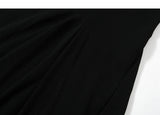 KYLETHOMASW  -  Autumn New Korean High Street Half-high Neck Dress Women Fitted Inner Wear Base Layer A-line Mermaid Long Dress Office Lady
