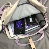 KYLETHOMASW  -  Kawaii Backpack Women Back Pack Cute Mochila Japanese High School Girls Backpack School Bags for Teenage Girls Multi Pockets Sac