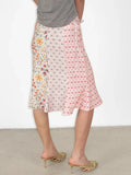 KYLETHOMASW  -  Pink Patchwrok Floral Mermaid Skirt For Woman Summer Knee Length Ladies Fashion Bottoms Designer Clothing