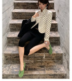 KYLETHOMASW  -  Design Women Mary Jane Shoes Fashion Shallow Slip On Shoes Spring Autumn Ladies Outdoor Party Dress Ballet Flats Shoes