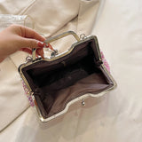 Kylethomasw Women's Bag PROM Trend Handbags for Women Luxury Sequined Crossbody Bag Exquisite Women's Shoulder Bag Shining Banquet Bag