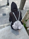 KYLETHOMASW  -  Casual Nylon Mini Backpack Women New Hot Girls Drawstring Pocket Y2k Mochila Female Vintage Harajuku Backpacks Aesthetic