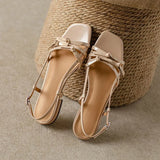 KYLETHOMASW  -  Summer Gladiator Women Sandals Casual Open Toe Red Patent Leather Shoes Ladies Elegant Flats Sandalias