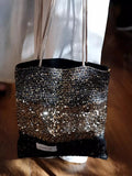 KYLETHOMASW  -  Bling Sequined Spliced Bag Underarm Tote Bolsos mujer Shoulder Bags for Woman Advanced Sense Sac Femme Casual Bolsas Bolsa
