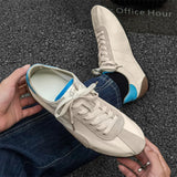 KYLETHOMASW  -  New Women Men High Quality Lace-Up Comfortable Soft Sole Flatsshoes Outdoor Casual Breathable Sneakers Fitness Shoes Male Shoes