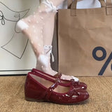 KYLETHOMASW  -  Spring/Summer New Women's Mary Jane Shoes Fashion Bow Shoes Casual Low Heel Dresses Street Style Shoes
