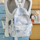 KYLETHOMASW  -  Women Star Print Backpack Polka Dot Star Charm Lightweight Student School New Trend Fashion Daypack Female Book Backpacks