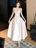 KYLETHOMASW  -  Temperament Dresses Women Bow Sleeveless French Style Chic Cocktail Princess Backless Sexy Elegant Dress Female Sweet