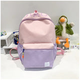 KYLETHOMASW  -  Schoolbag Female Gradient High Value Korean Trend Bags School Students Large Capacity Simple Lightweight Backpacks
