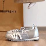 KYLETHOMASW  -  Autumn New Woman Causal Shoes Fashion Korean Style Soft Bottom Anti-slippery Versatile Princess Trend Catwalk Single Shoes