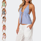 KYLETHOMASW  -  Women's summer aesthetic skirt 2-piece solid color sexy off-shoulder long-sleeved crop top + low-waist strap skirt