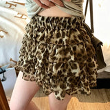 KYLETHOMASW  -  Sweet Shirt O Neck Patchwork Pleated Temperament Blouse Waist Cinched Korean Women Clothing Summer  Apricot Tide Tops