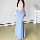 KYLETHOMASW  -  New Fashion Pure Desire Plaid Skirt Women's Waist Slim Fit Hot Girl Fishtail
