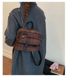 KYLETHOMASW  -  Luxury Design Casual All Match Mini Handbags Women Sweet Y2k Aesthetic Plaid Backpacks Japanese Girls Fashion Vintage Schoolbags
