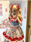 KYLETHOMASW  -  Summer Japanese Sweet Lolita Skirts Suits Women Kawaii Bow Lace Slim Y2k Crop Tops + Cute Design Print Mini Skirts 2 Piece Set