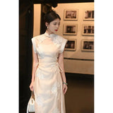 KYLETHOMASW  -  New Chinese Style 2 Piece Set Women's Spring Summer Zen Outfit Minimalist Design Elegant Top Skirt