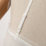 KYLETHOMASW  -  Summer white crop top women jacquard lace trim spaghetti strap cami tops sleeveless breathable relaxed fit causal camisole