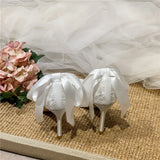KYLETHOMASW  -  White Heels French Dress Wedding Shoes Lace Bridesmaid Shoes White Pointed High Heels Women's Stiletto Design Bridal Shoes