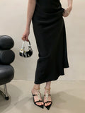 KYLETHOMASW  -  Sandals Female Shoe  High Heels Open Toe New Girls High-heeled Rhinestone Gladiator Summer Peep Square Sexy