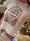 KYLETHOMASW  -  Summer Letter Printing Y2k Aesthetic T-shirt Streetwear Vintage Slim Fit Casual Tshirts Women Grunge Harajuku Cropped Tees