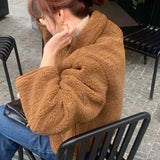 KYLETHOMASW  -  Sweet Hot Girl Turn-down Collar Long-sleeved Short Jacket Women's Autumn Slim Fit Single Breasted Jacket Fashion Female Clothes
