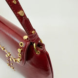 KYLETHOMASW  -  Women's Silver Leather Rivet Decor Shoulder Bag Fashion Personalized Aesthetic Daily Street Crossbody Bags Small Handbags