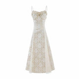 KYLETHOMASW  -  Spring And Summer New Temperament Niche Design High-End Court Style Thin Suspender Dress