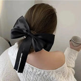 Kylethomasw Eye-catching Hair Clip Elegant Ladies Temperament Hair Clip Big Bow Knot Hair Clip Gorgeous Style Girls Hair Accessories