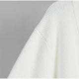 KYLETHOMASW  -  Solid V Neck Single Breasted Knit Cardigan Pocket Front Drop Shoulder 2025 Autumn Casual Women Coat Daily Cozy Chic Lady Sweater