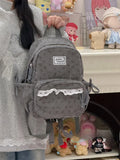 KYLETHOMASW  -  Lace Bow Polka Dot Bag Student Mochila Large Capacity Mochilas Mujer Backpack School Bolsas Feminina Corduroy Bags for Woman