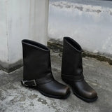 KYLETHOMASW  -  Retro Woman Boots Brand Designer 2025 Spring New Genuine Leather Western High Quality Fashion Elegant Boots Knee High Ankle Boot