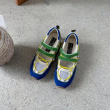 KYLETHOMASW  -  Mary Jane Sports Shoes New Fashion Soft Soled Mesh Breathable Casual Women Flat Shoes Outside Comfy Non-slip Single Shoes