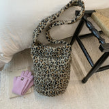 KYLETHOMASW  -  Lamb Wool Kawaii Vintage Harajuku Crossbody Bag Sweet Y2k Aesthetic All Match Handbags Casual Fashion Grunge Shoulder Bags Women