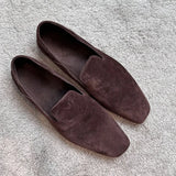 KYLETHOMASW  -  Loafers Women's 2025 Comfortable Commuter Shoes Casual Flats Walking  Fashion Schoenen Dames Sliders Square Head Flat Sho