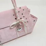 KYLETHOMASW  -  Women's PU Leather Rivet Star Handbag Sweet Cool Niche Aesthetic Daily Street Shoulder Tote Bag New Handbags and Purses