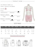 KYLETHOMASW  -  Beach 3 Piece Set Women Sexy Polka Dot Print Bandages Halter Tank Top+Shorts+Irregular Hem Skirt Fashion Trend Suits