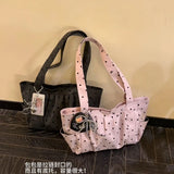 KYLETHOMASW  -  Korean New INS Large Capacity Tote Polka Dot Bags Women's One Shoulder Versatile Commuter Bag