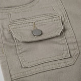 KYLETHOMASW  -  American Design Pocket Slimming Bell Bottom Jeans Women's Spicy Girl Street Fashion Retro Low Waist Casual Pants