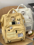 KYLETHOMASW  -  College Style All-match Student Backpack Female Korean Version of The Large-capacity Bag Junior High School Students Backpack