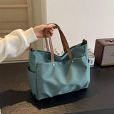 KYLETHOMASW  -  Women's Multi-Pocket Handheld Tote Bag, Simple And Fashionable Shoulder Crossbody Bag, Lightweight And Foldable Shoulder Bag