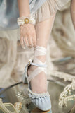 KYLETHOMASW  -  Elegant Summer Original Lolita Ruffle Edge Pearl Edge Women's Shoes Thick Heel Sandals Versatile Daily Japanese Lo Shoes Women