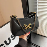 Kylethomasw New Handbag Retro Europe The United States Shoulder Bag Underarm Leisure Small Shoulder Bag Niche Design Butterfly Chain Bag