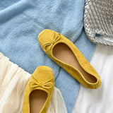 KYLETHOMASW  -  Spring and summer women's ballet flat shoes fashionable work professional leather women's single shoes women's shoes ladies