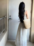 KYLETHOMASW  -  Japanese Popular Y2k Sweet Female Fashion Dresses Chic Polka Point French Elegant Slimming Design Holiday Outfits Woman Clothing