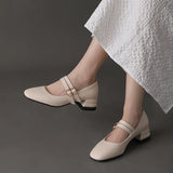 KYLETHOMASW  -  Shoes Casual Female Sneakers Women's Heels Autumn Flats Square Toe Comfortable On Heels Big Size Fall Summer Dress Leisure Lace-