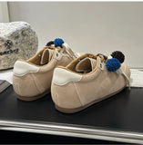 KYLETHOMASW  -  Retro Sporty Thick Bottom Breathable Heightening Shoes Vintage Dequn Round Toe Low Heel Comfortable All Season Women's Shoe