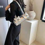KYLETHOMASW  -  Niche Bow Bag Female 2025 New One-shoulder Underarm Bag All-match Slung Portable Cylinder Design Handbag Women