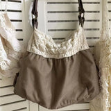 KYLETHOMASW  -  Japanese Retro Sweet Lace Tote Bag Women Harajuku Polka Dot Large Capacity Shoulder Bag Ladies Harajuku Casual Versatile Handbag