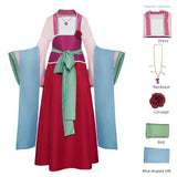 KYLETHOMASW  -  Cosplay Costume Anime The Apothecary Diaries Mao Mao Pink Kimono Full Set Women Outfit with Necklace Halloween Comic Con